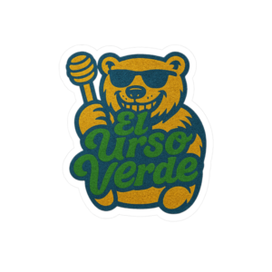 EL Urso Verde - Honey Bear - Vinyl Decal